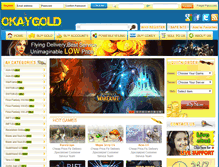 Tablet Screenshot of okaygold.com